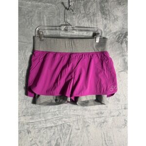 REI Co-op Women Purple Gray 2-in-1 Running Hiking Training Shorts Size M RN37249